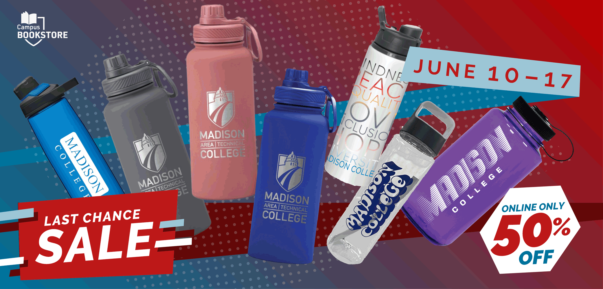 Click here for Last Chance Drinkware Sale 50% off June 10-17
